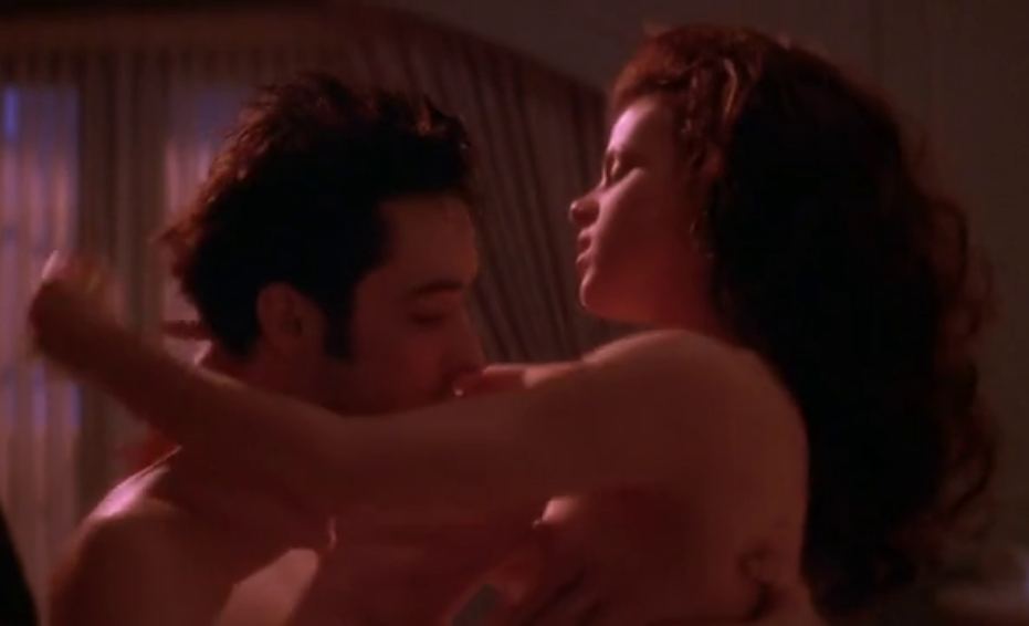 Debi Mazar nude & sex scene – Money for Nothing (1993)