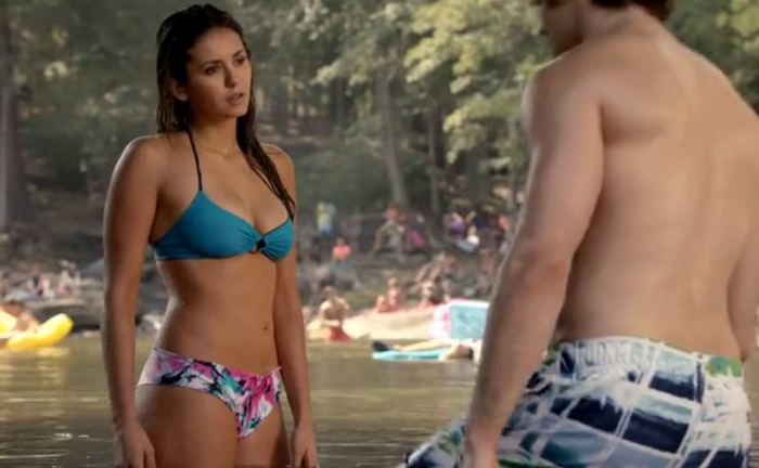 Nina Dobrev sexy bikini scene – The Vampire Diaries s06e03 (2014)