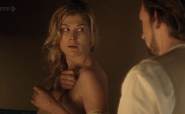 Rosamund Pike nude scene – Women in Love part 2 (2011)